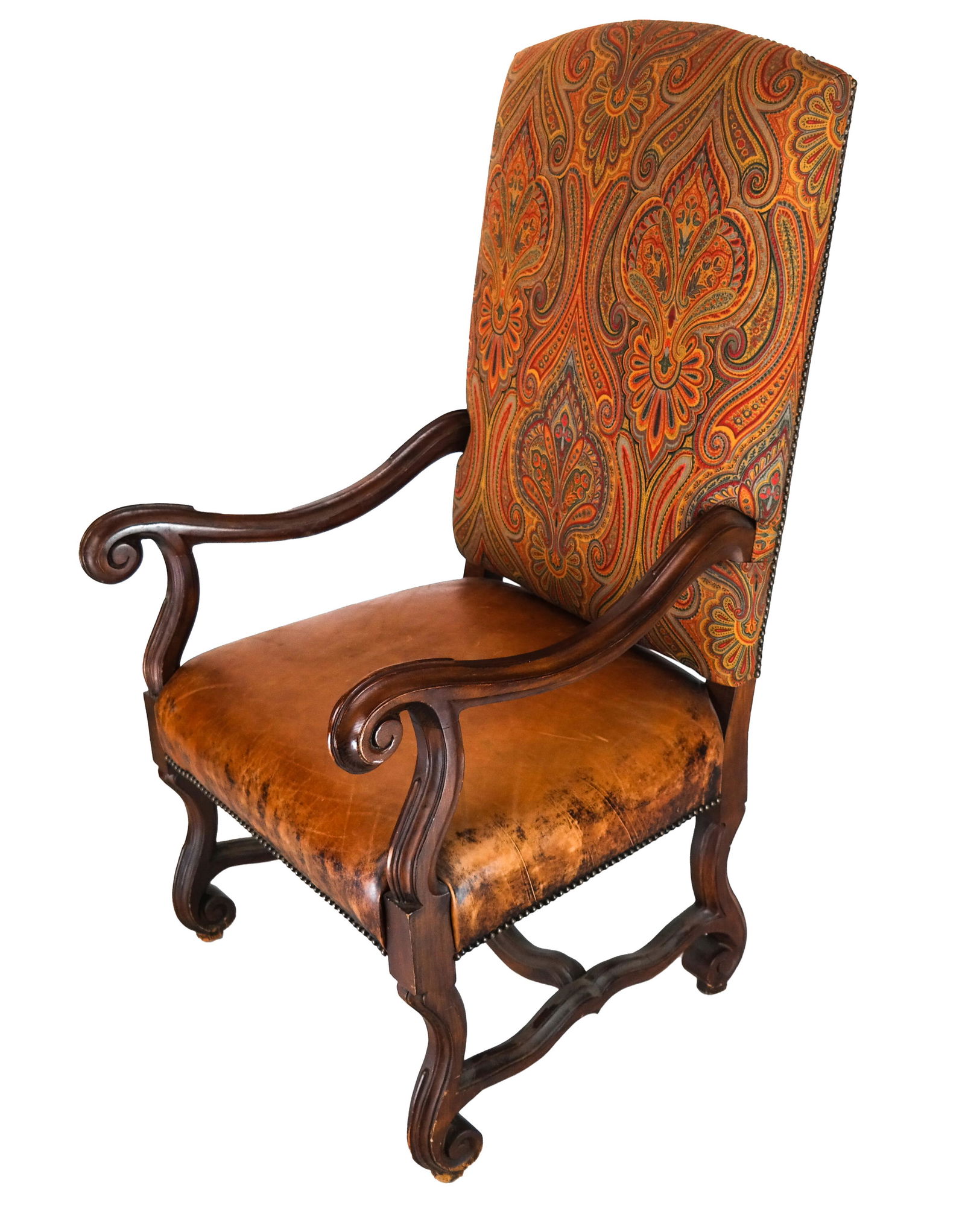 19th C. Continental Throne Chair (1 of 7)