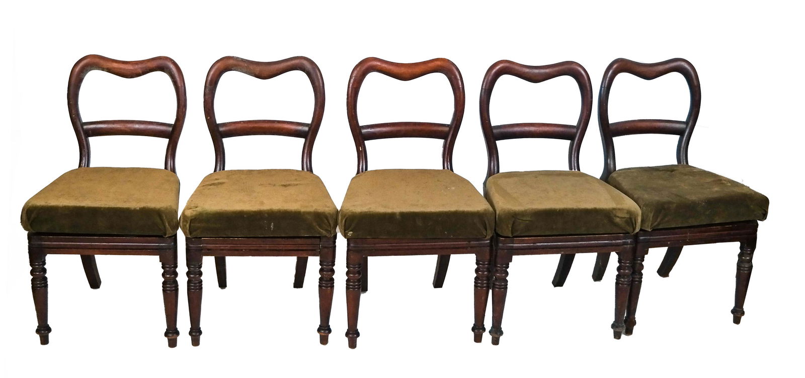 Five Empire-Style Side Chairs (1 of 6)