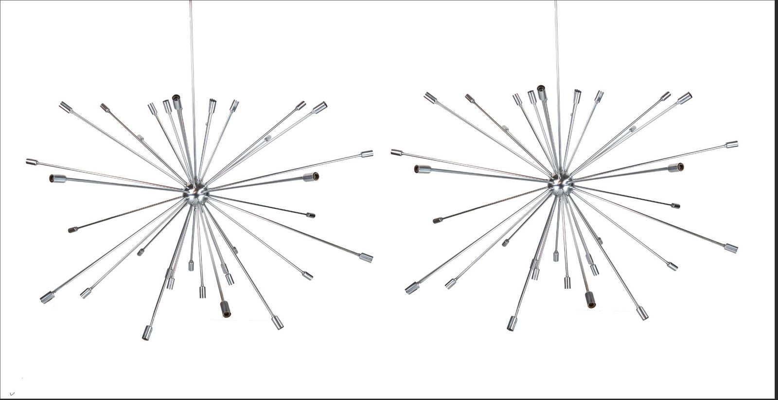 Pair Monumental Sputnik Chandeliers (1 of 8)