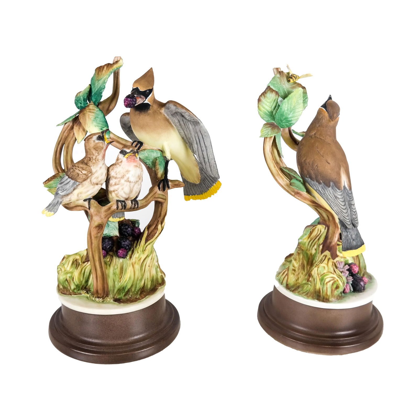 Pair of BOEHM Porcelain Signed Bird Groups (1 of 6)