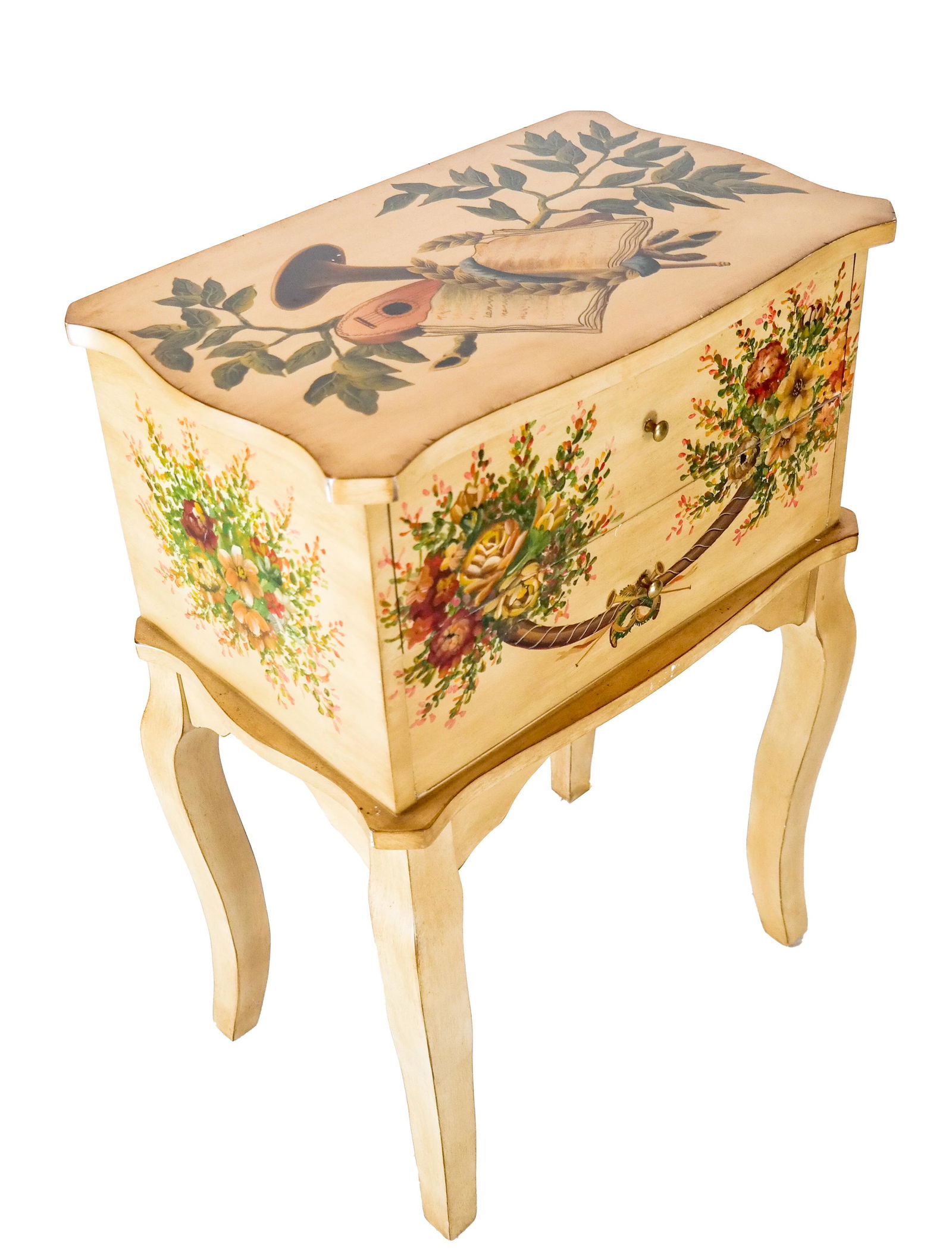 Painted Jewelry Box on Stand (1 of 5)