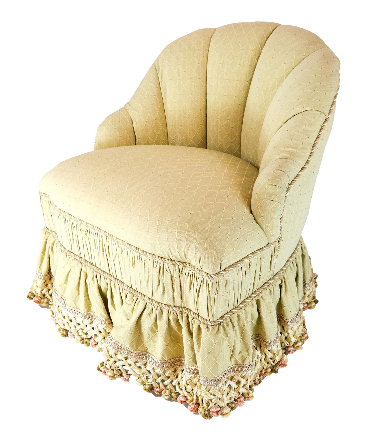 Upholstered Slipper Chair (1 of 4)