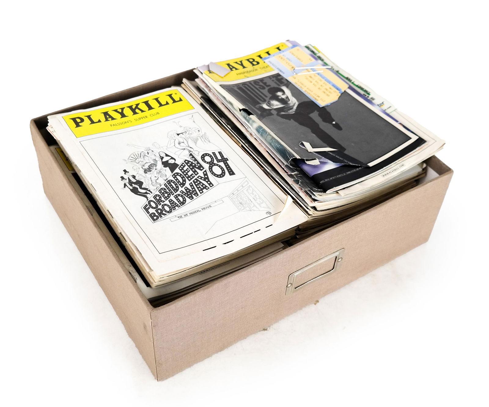 Lot of Playbills 1960s-1990s (1 of 3)