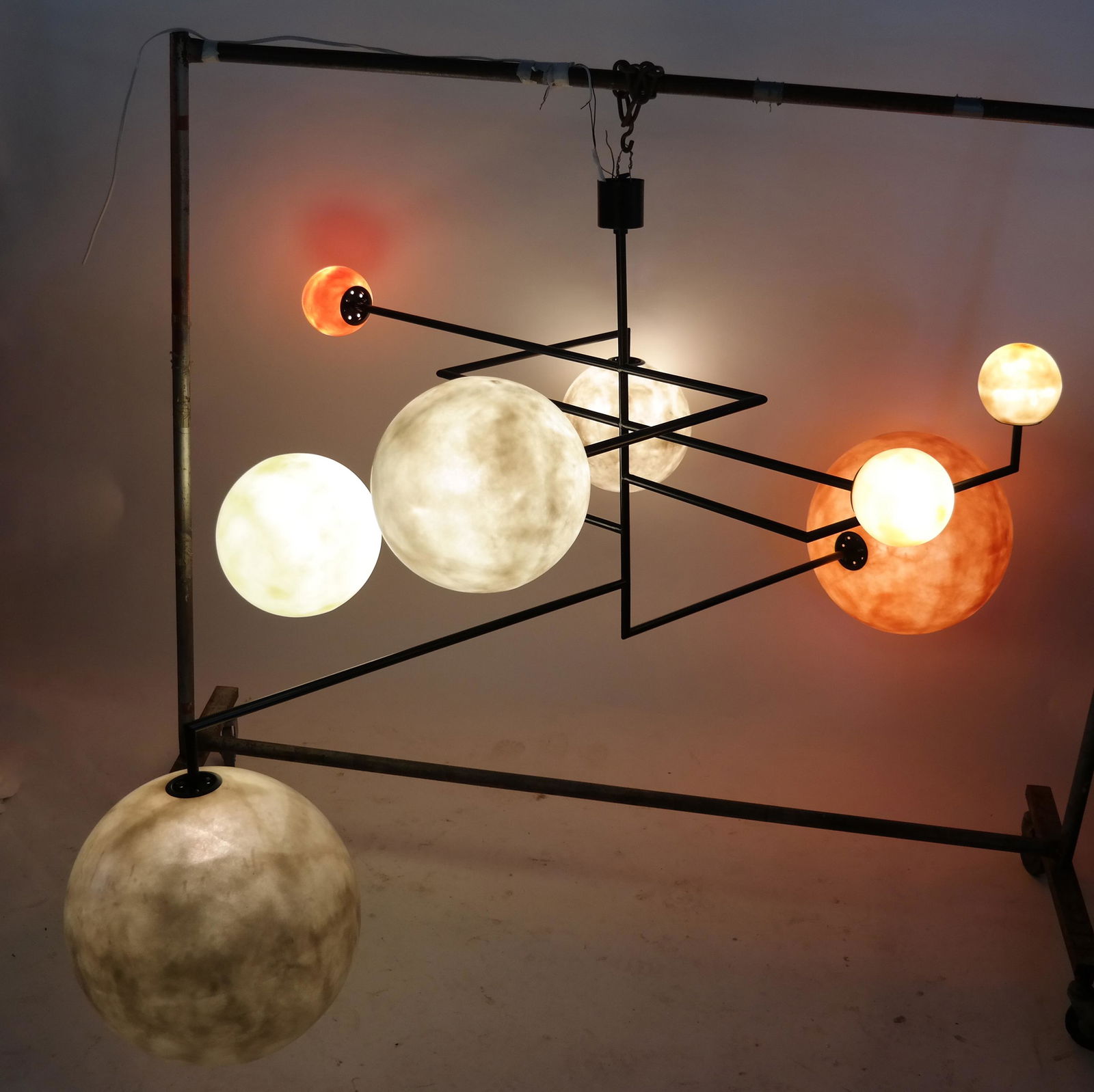 Contemporary Celestial Chandelier (1 of 10)