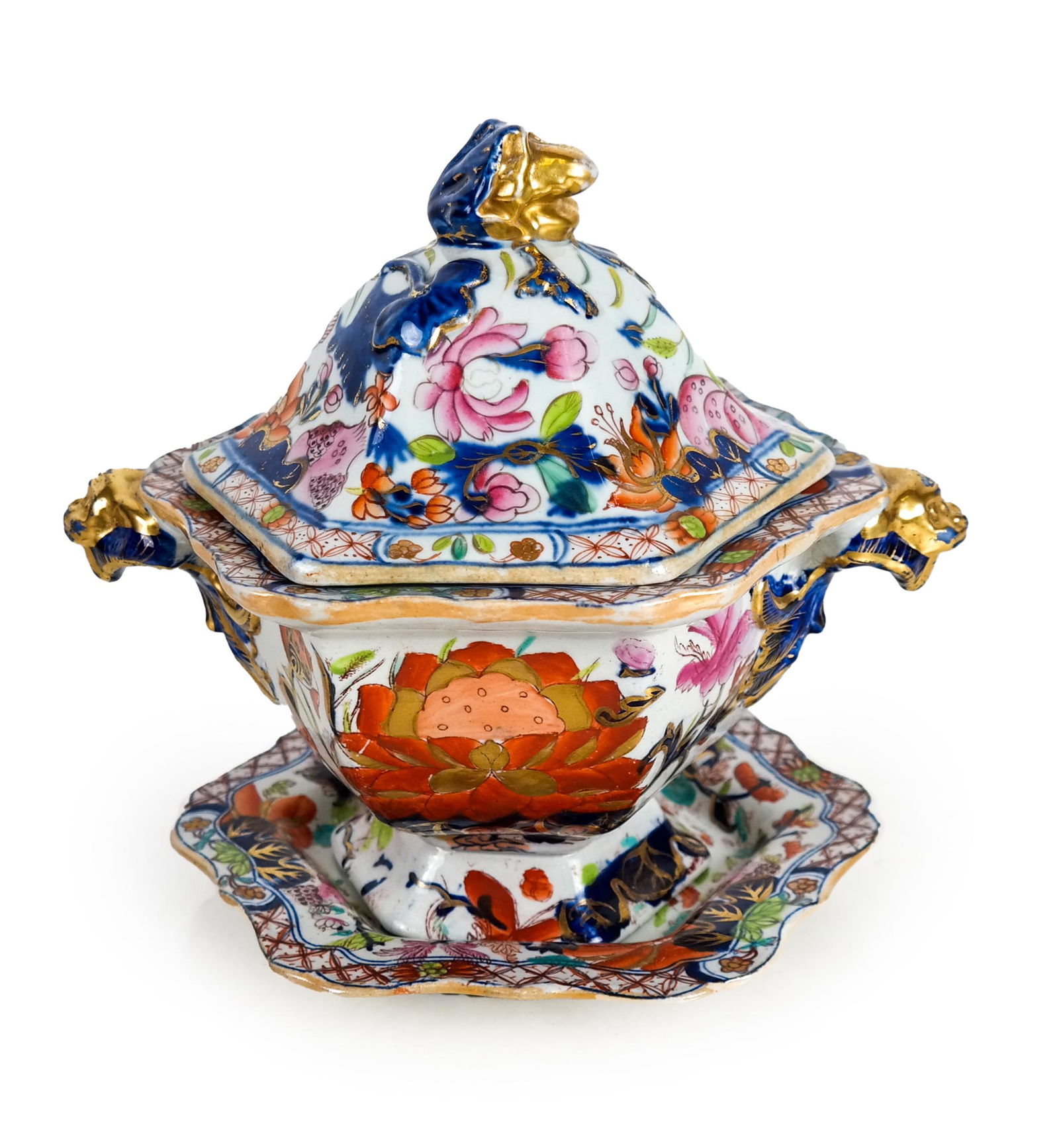 Royal Crown Derby 18K Trim Gravy Bowl (1 of 8)