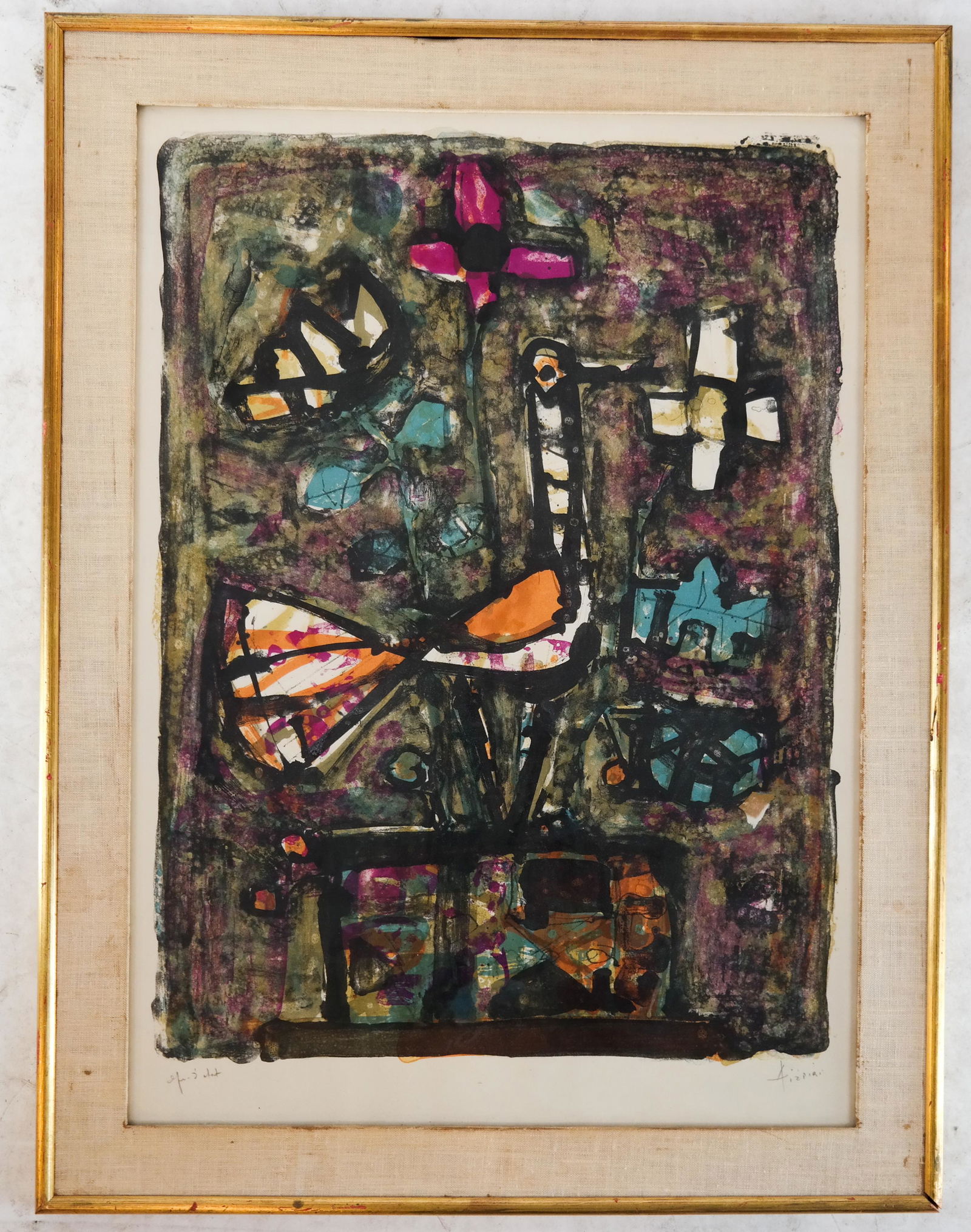 Paul Augustin ALZPIRI: "Clown"- Lithograph (1 of 6)