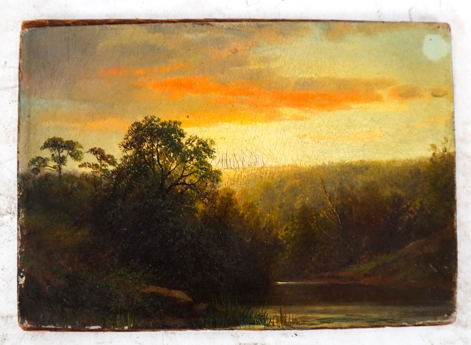 Hudson River School: Landscape - Oil on Panel (1 of 3)