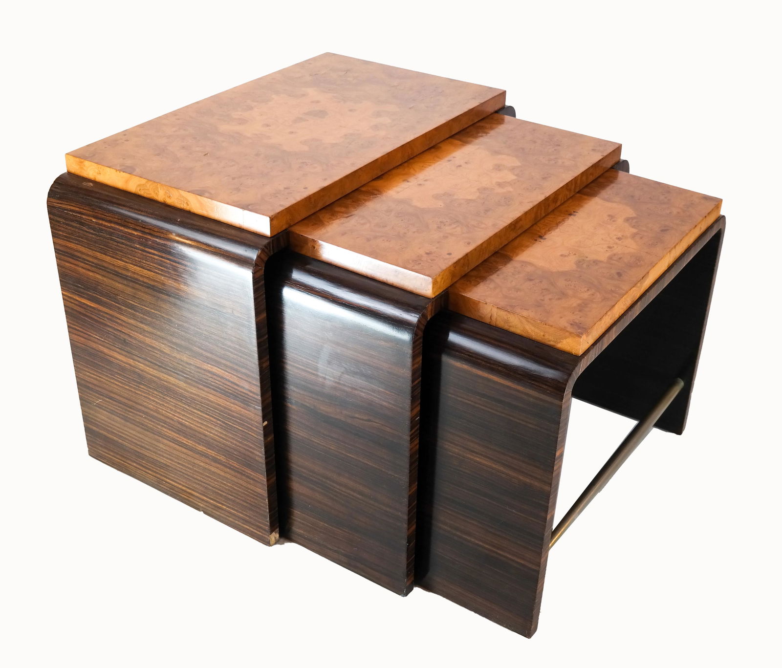 Nest of Three Mid-Century  Modern Tables (1 of 10)