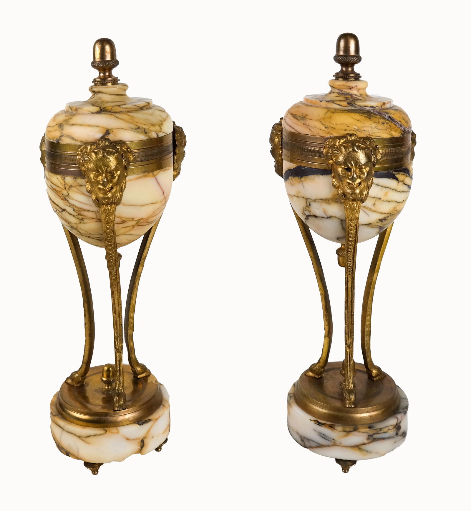 Pair French Empire-Style Cassolettes (1 of 6)