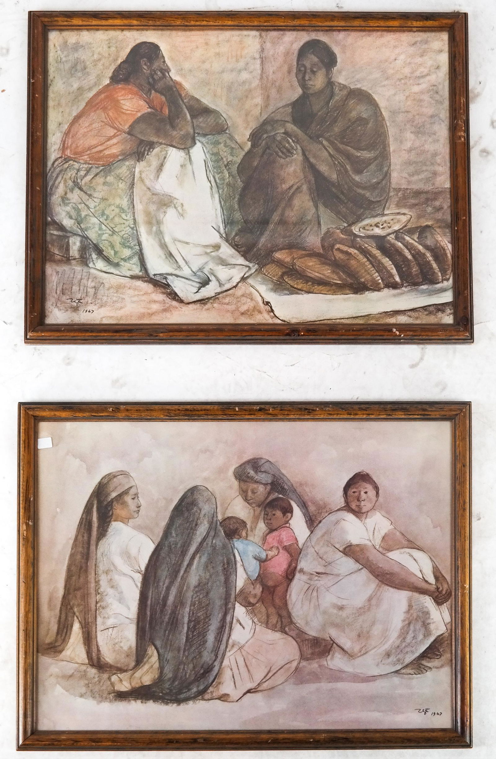 Francisco ZUNIGA: Two Prints (1 of 6)