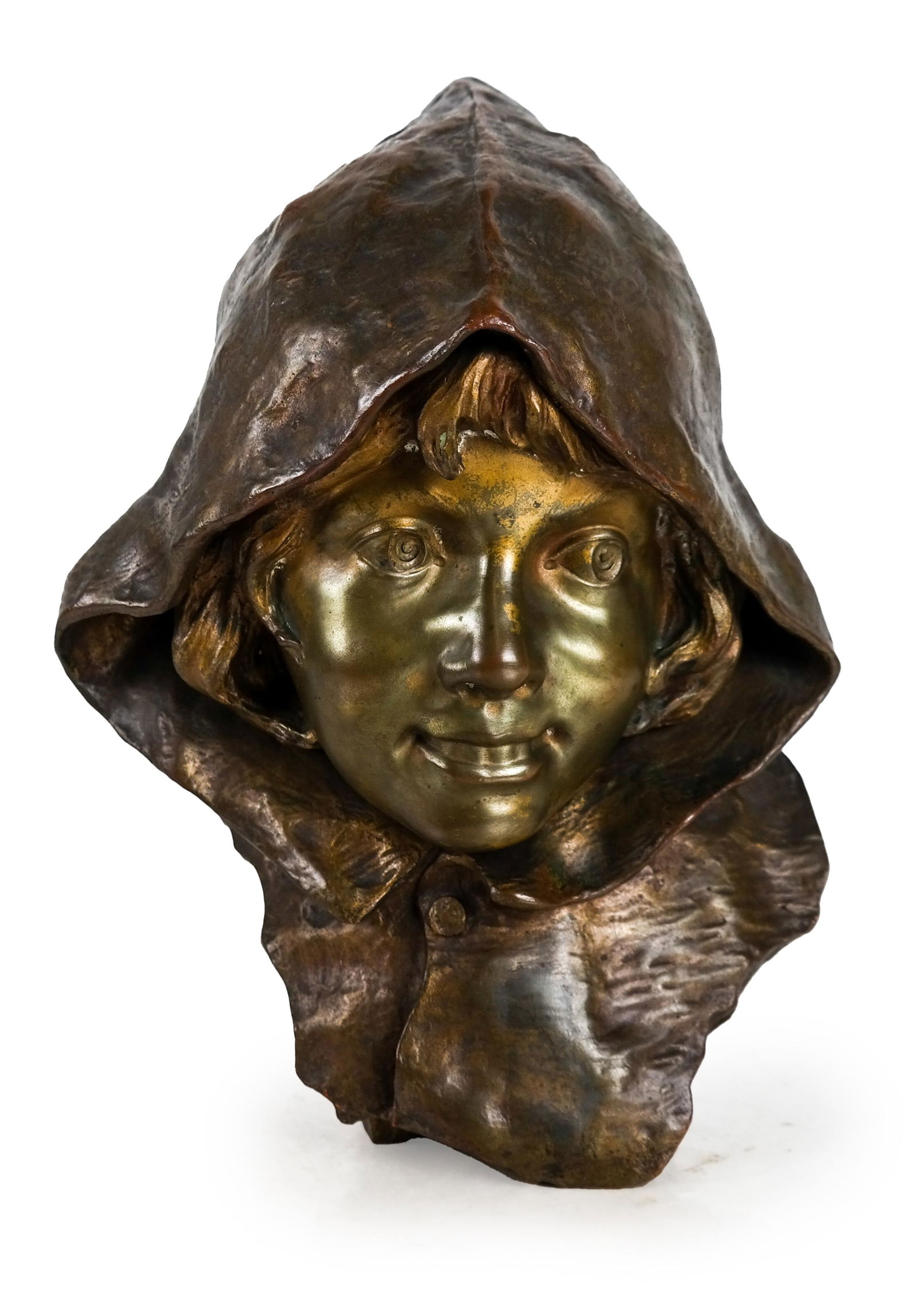 Bronze Hooded Bust (1 of 6)