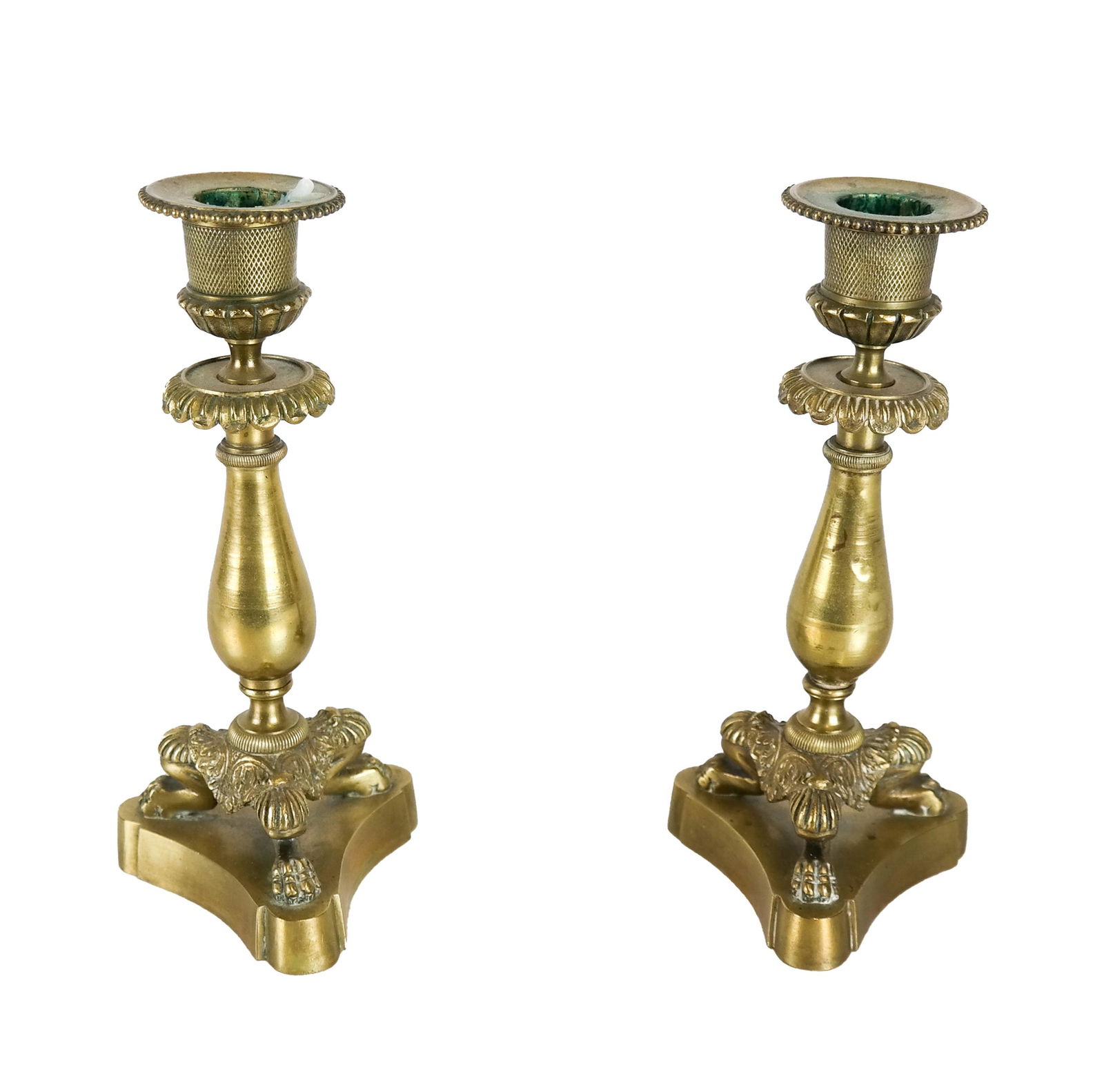 Pair Brass Candlesticks (1 of 5)