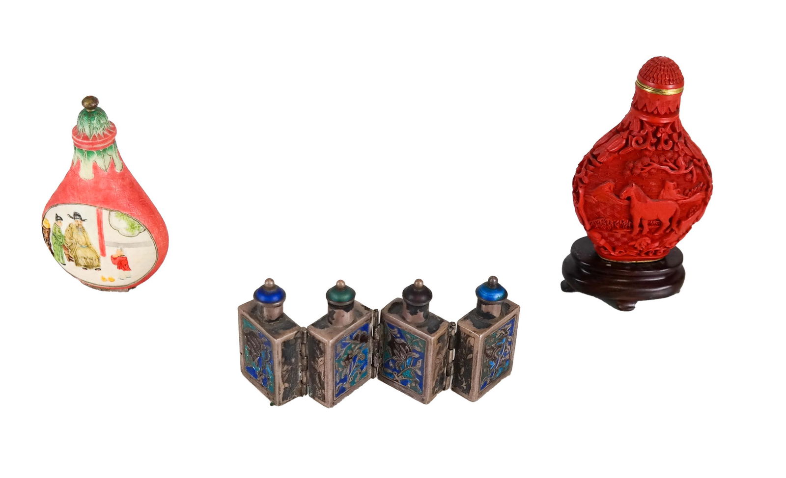 Three Chinese Snuff Bottles (1 of 7)