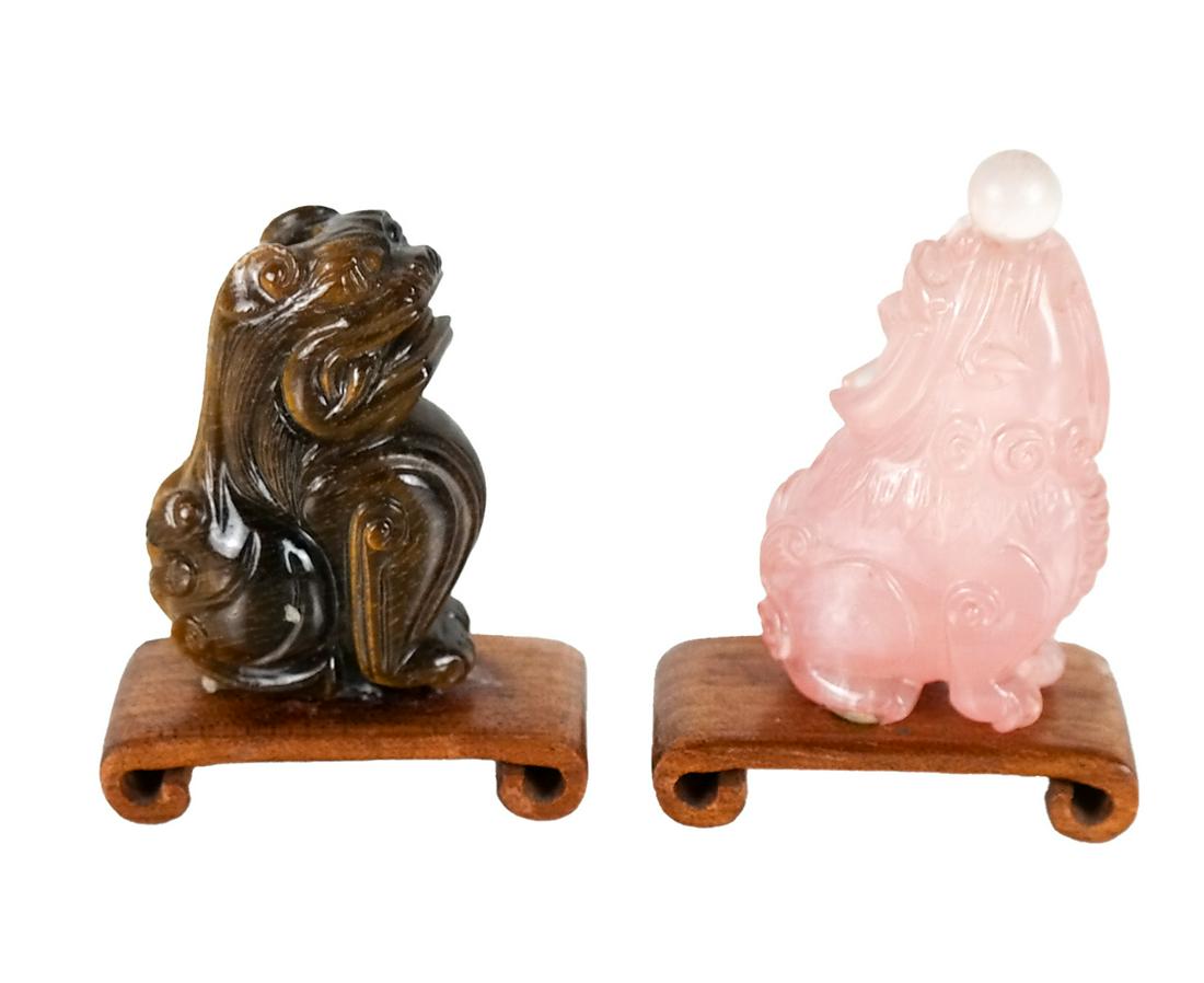 Two Chinese Hardstone Snuff Bottles (1 of 6)