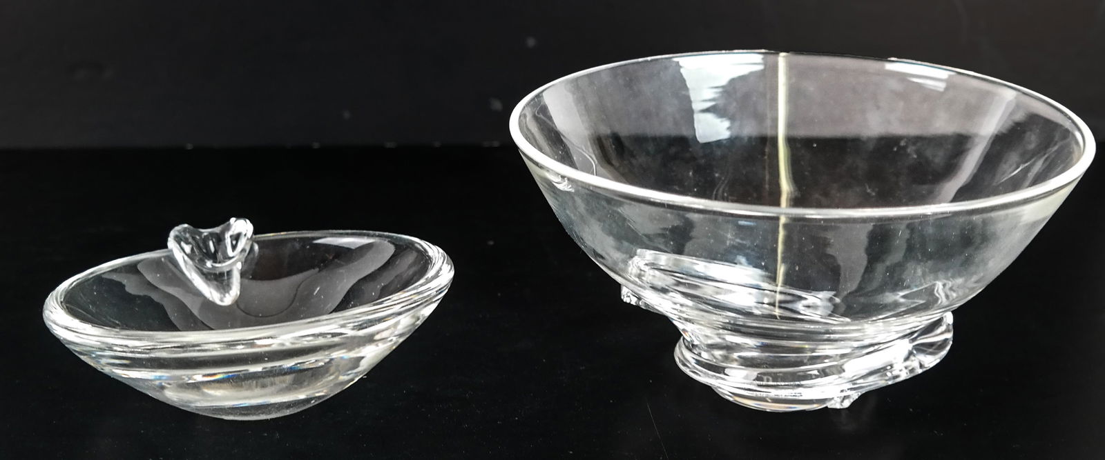 Steuben Crystal Bowl and Ashtray (1 of 8)