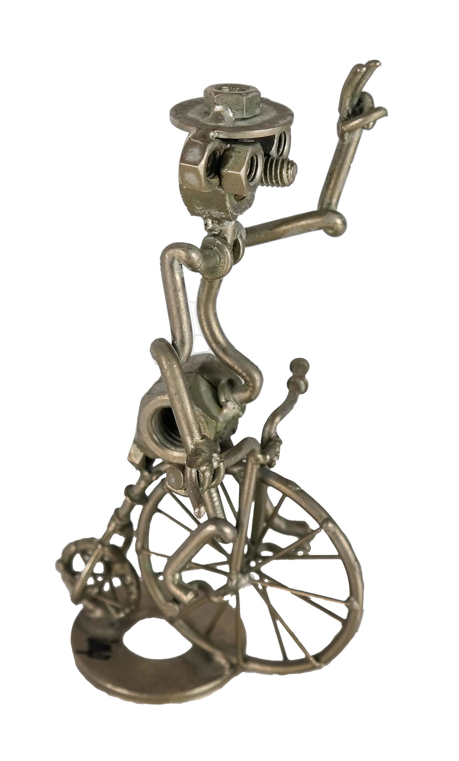 Modernist Art Sculpture "Figure on a Bike" (1 of 7)
