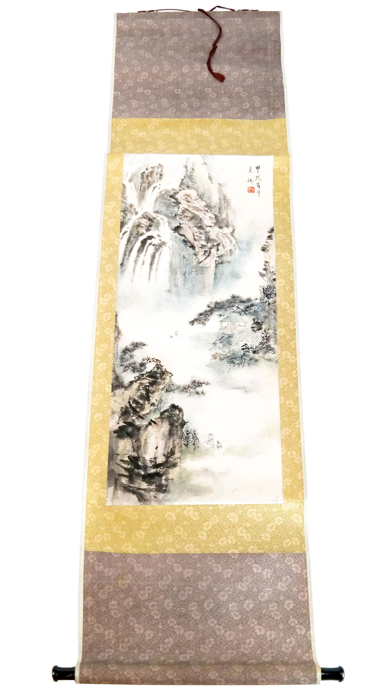 Chinese Watercolor Scroll Painting (1 of 6)