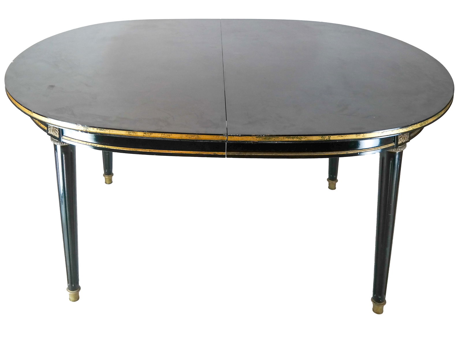 Jansen Black Lacquer Dining Table (1 of 10)