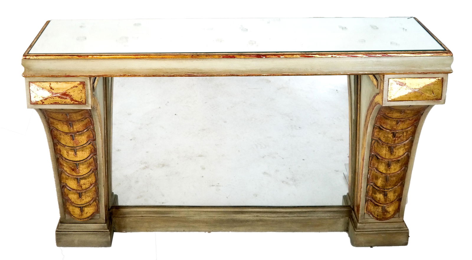 Neoclassical Mirror Inset Console (1 of 4)