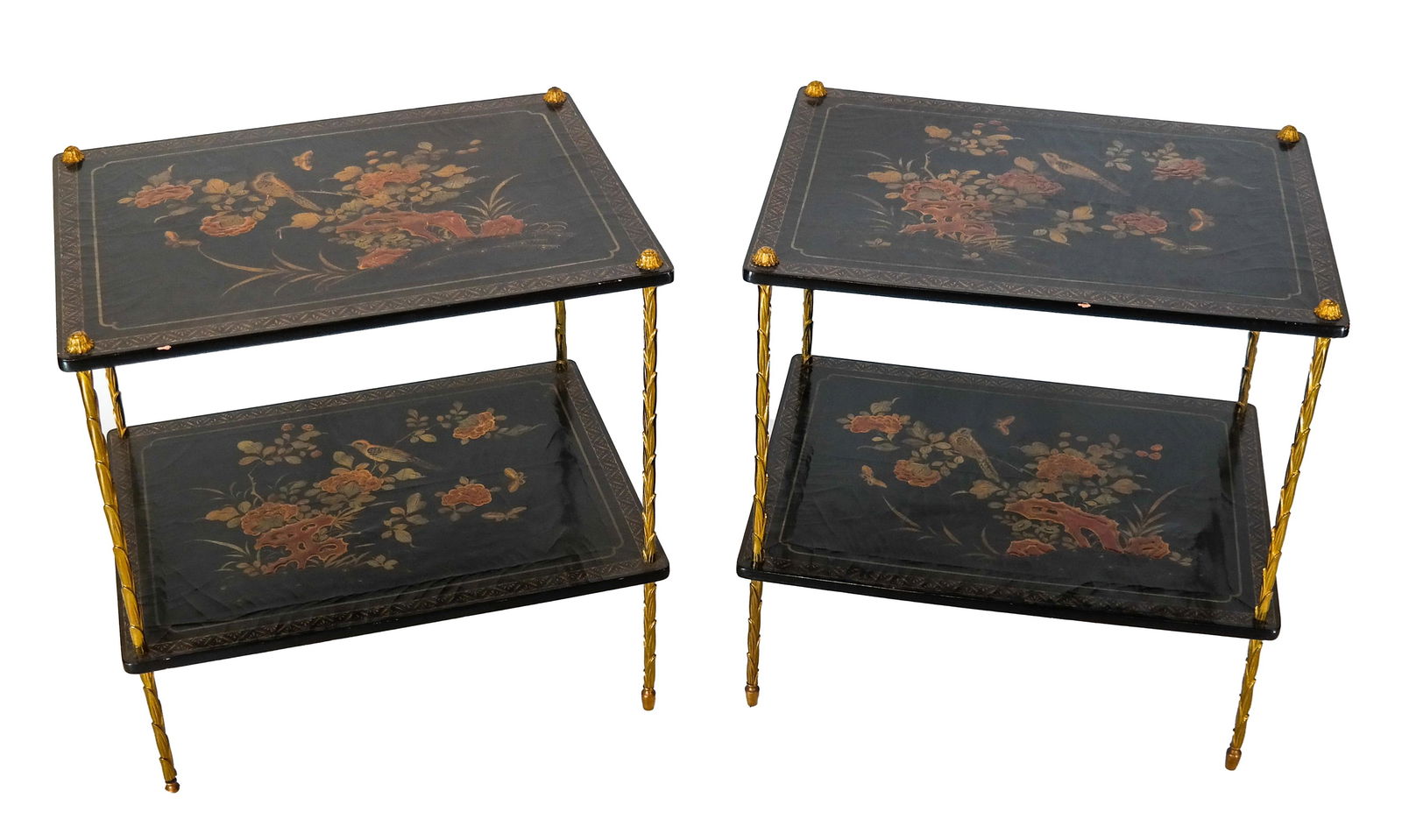 Pair Bagues-Style Two-Tier Tables (1 of 7)