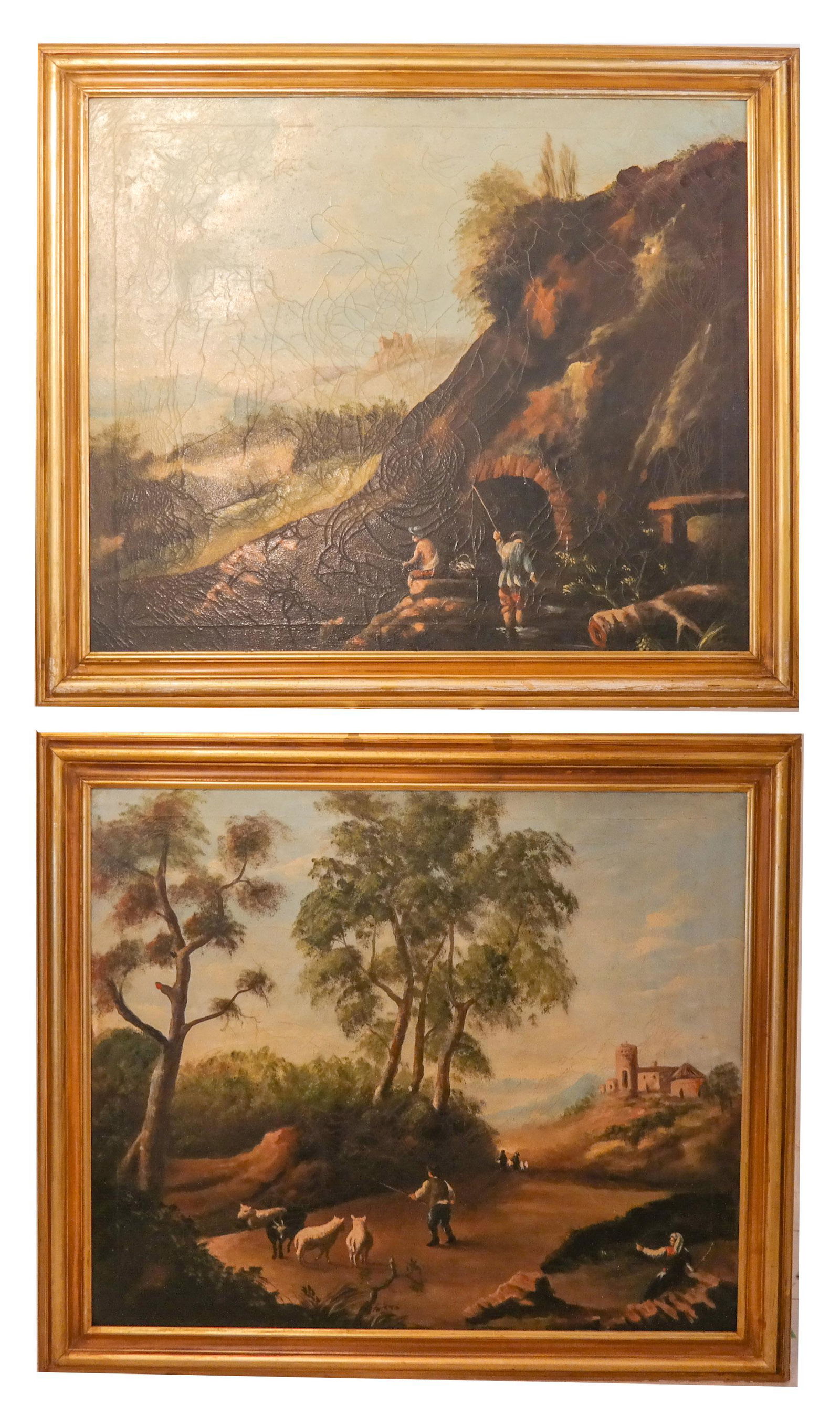 Pair of Landscape Paintings - Oil on Canvas (1 of 10)