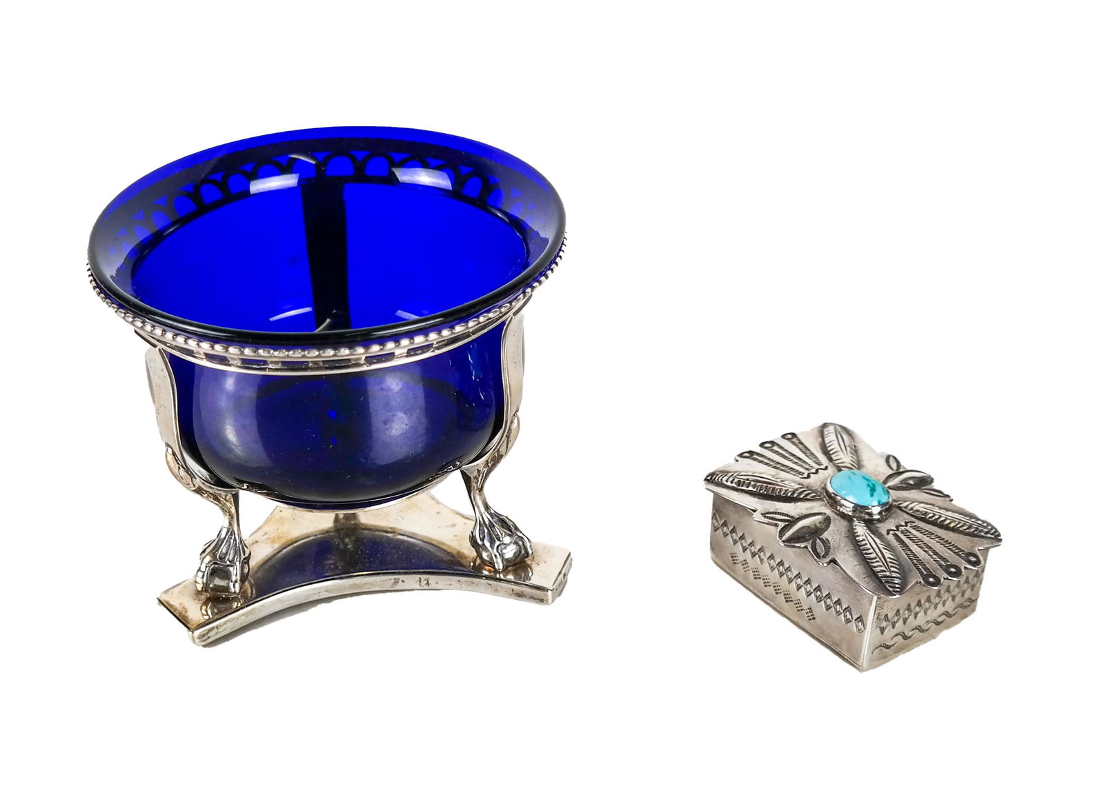 Two Silver Plate Items (1 of 9)