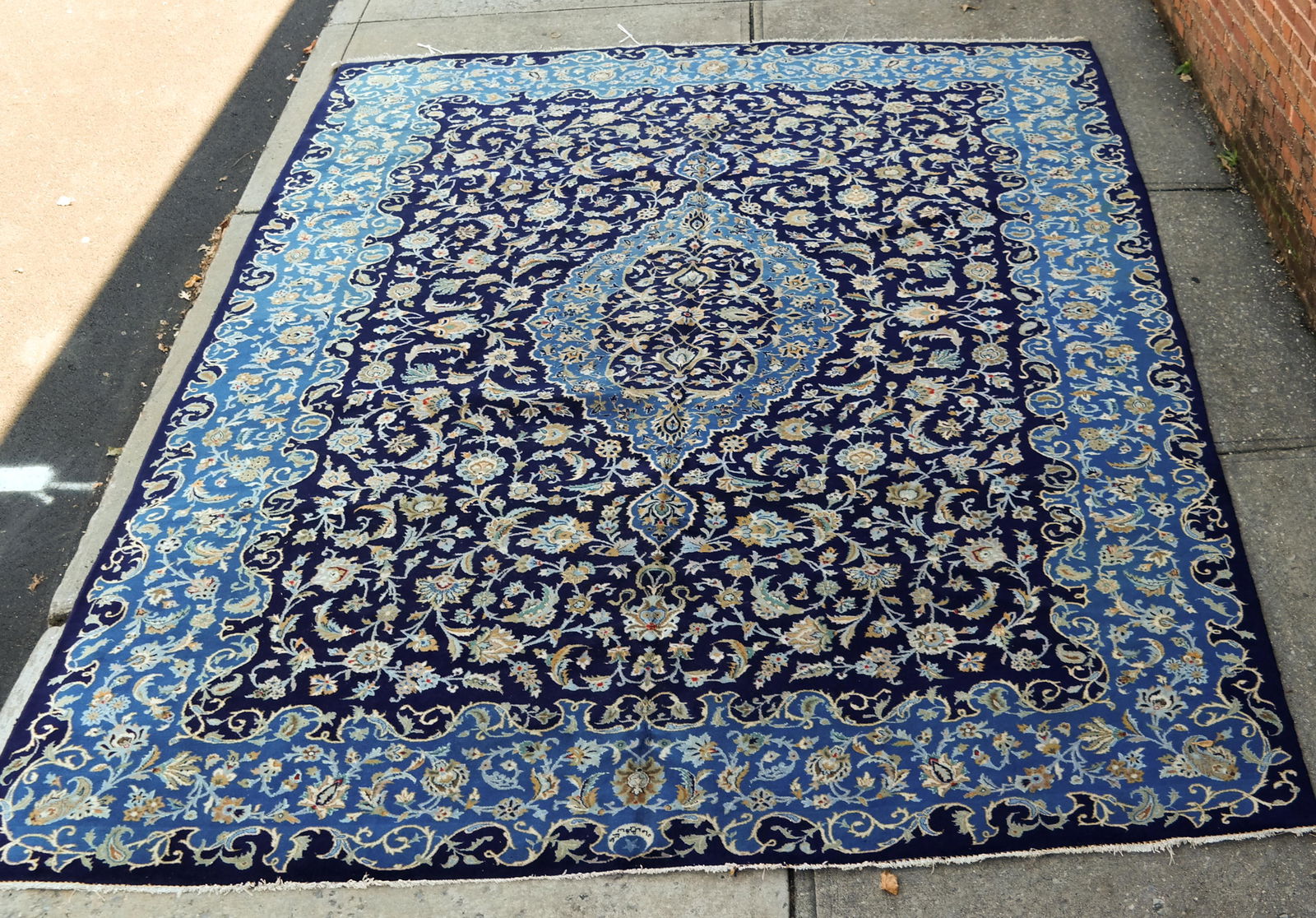 Persian Kashan Rug, Circa 1950s (1 of 9)