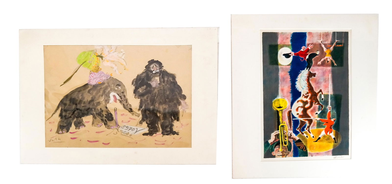 SCHNEIDER; VERTES: Two Circus-Themned Works (1 of 7)