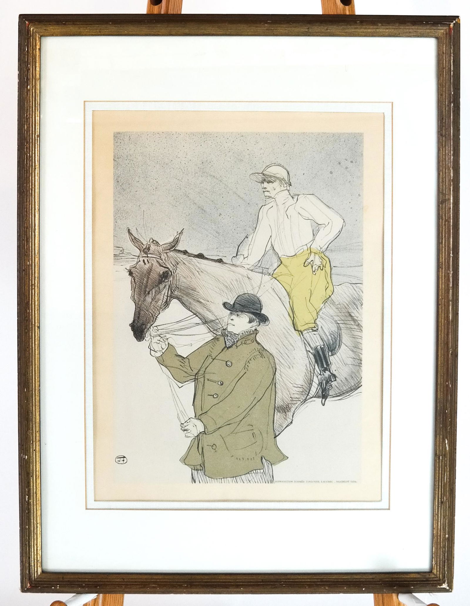 Toulouse Lautrec Jockey and Trainer - Print (1 of 9)