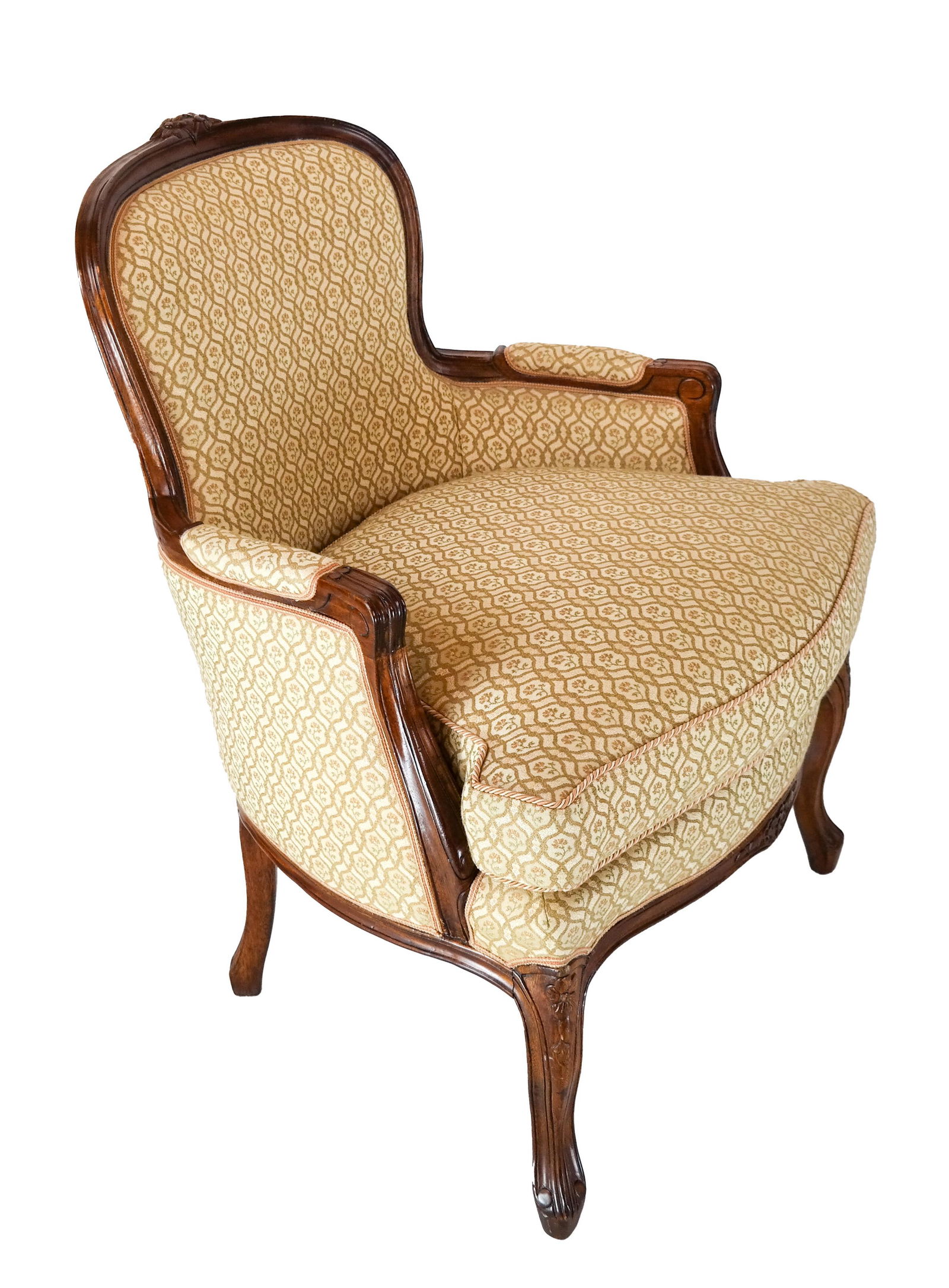 Carved Walnut Victorian Arm Chair (1 of 5)