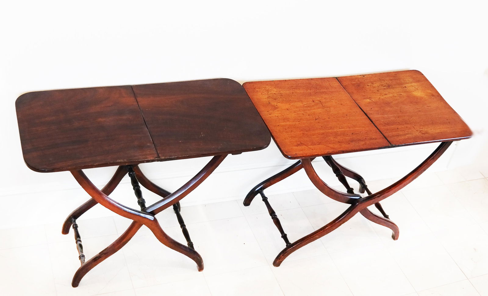 Two Regency Mahogany Coaching Tables (1 of 12)