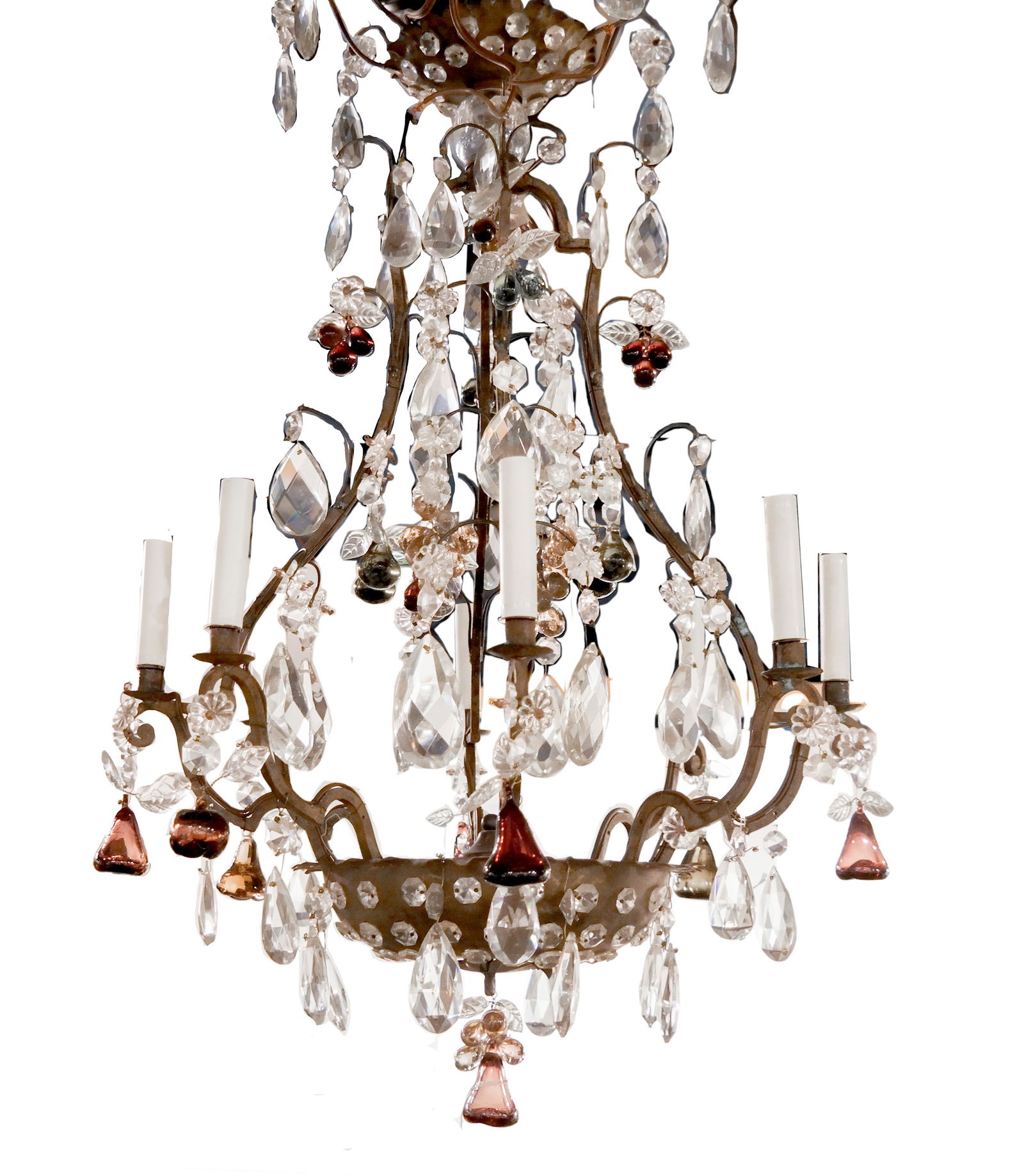 BAGUES French Bronze & Crystal Chandelier (1 of 7)