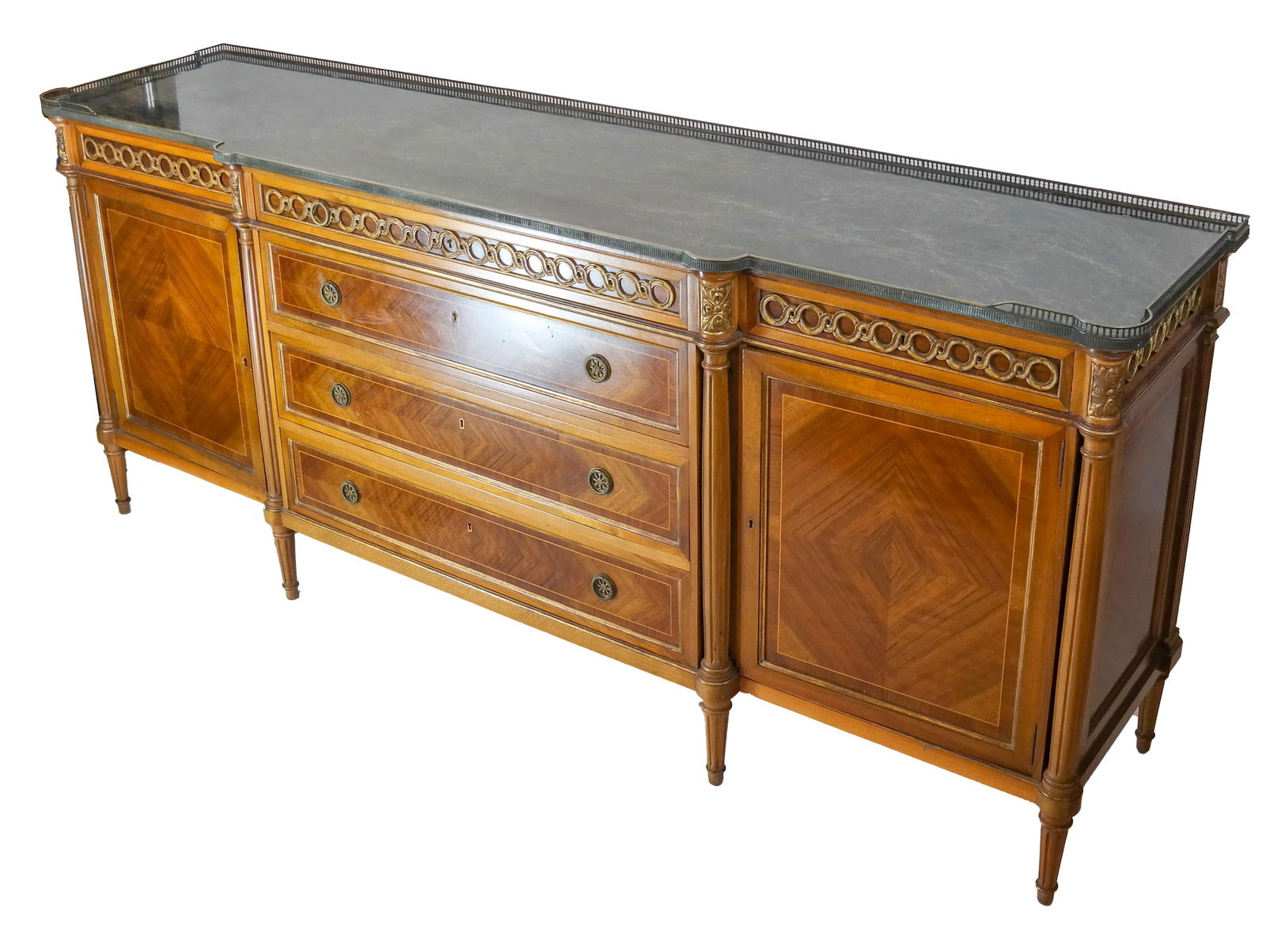 French Decorated Louis XVI Sideboard (1 of 7)