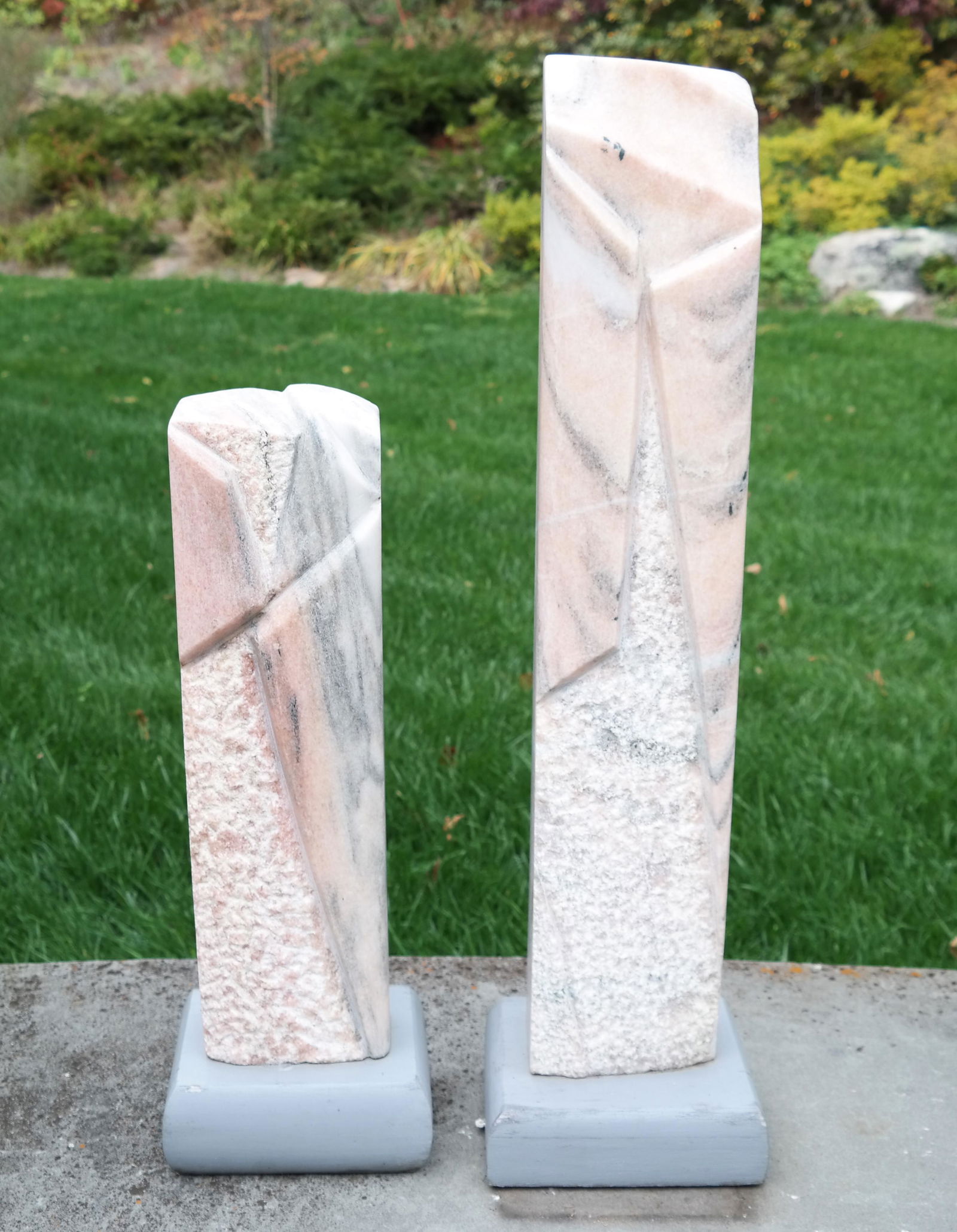 Ed MARTIN: Two Pink Granite Sculptures (1 of 6)