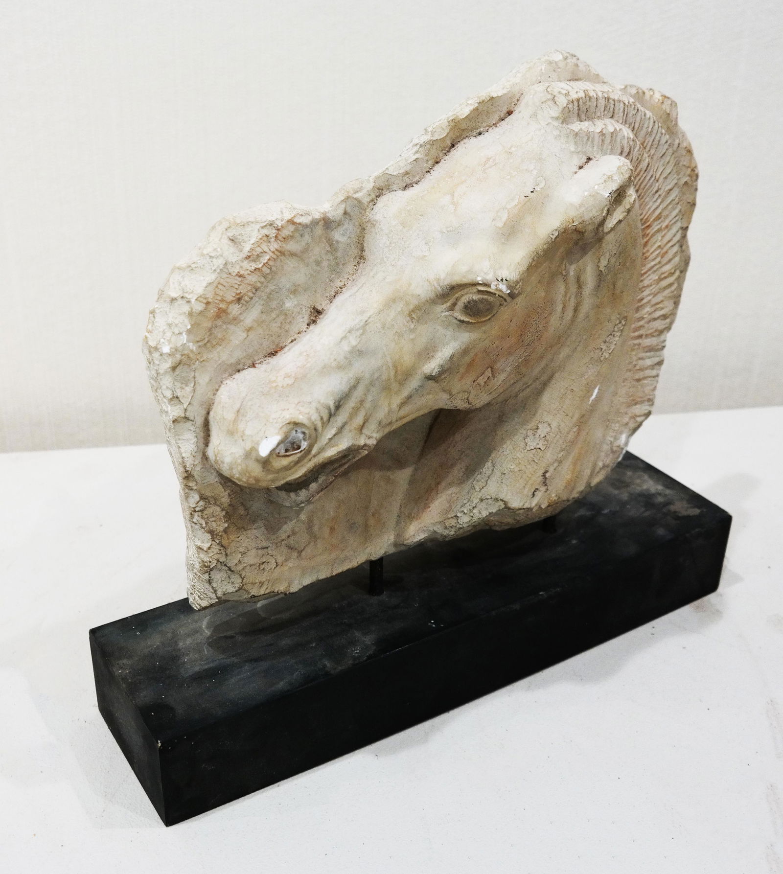 Early Artifact on Stand of Horse Head (1 of 6)