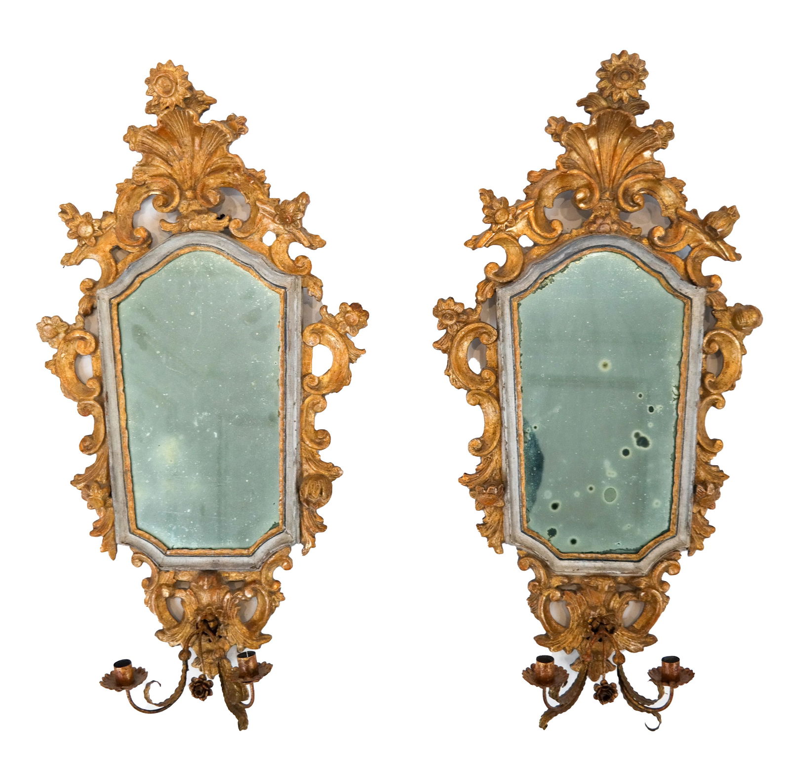 Pair Continental Ornate Sconces (1 of 7)
