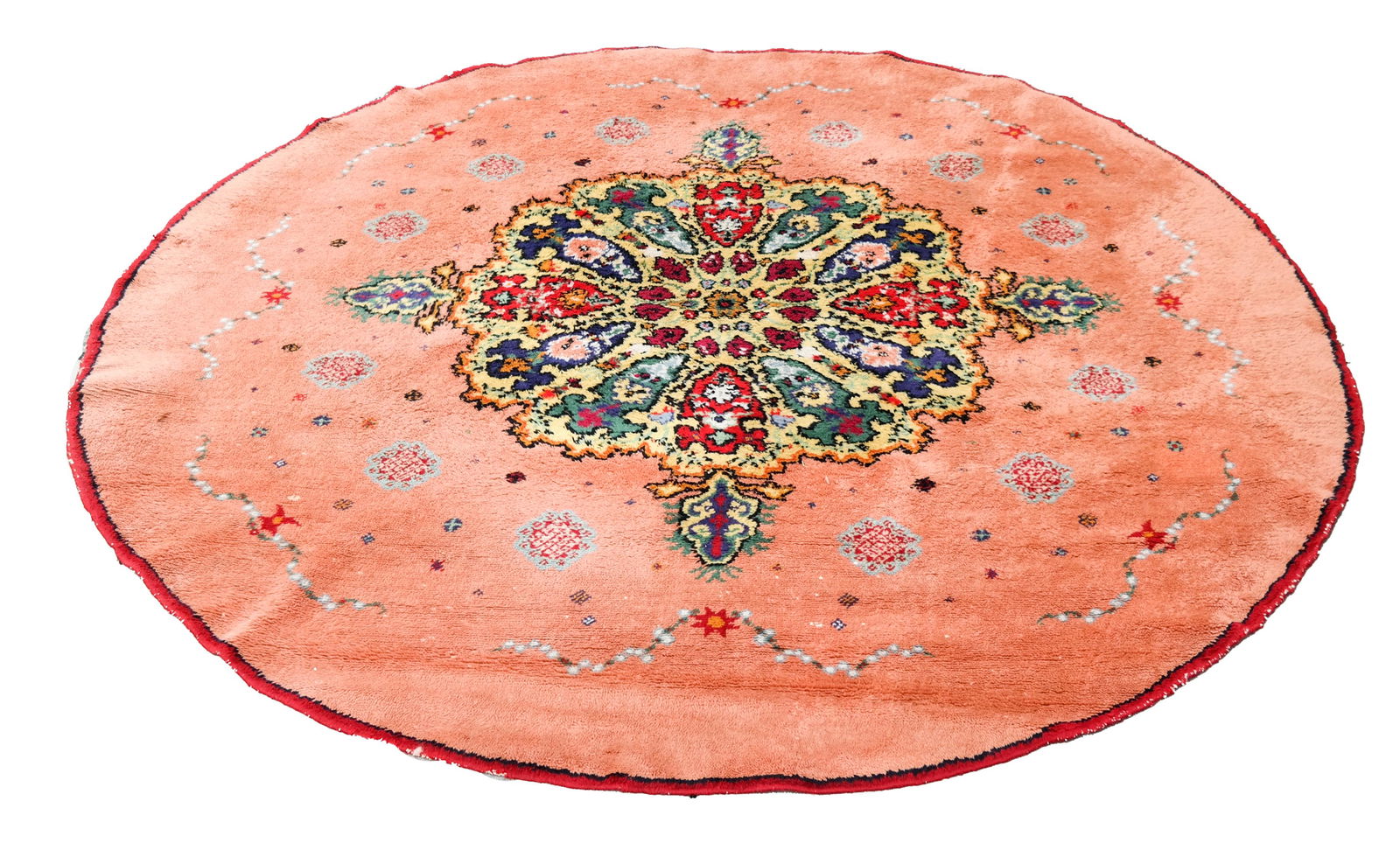 Art Deco Nichols-Style Round Carpet (1 of 8)