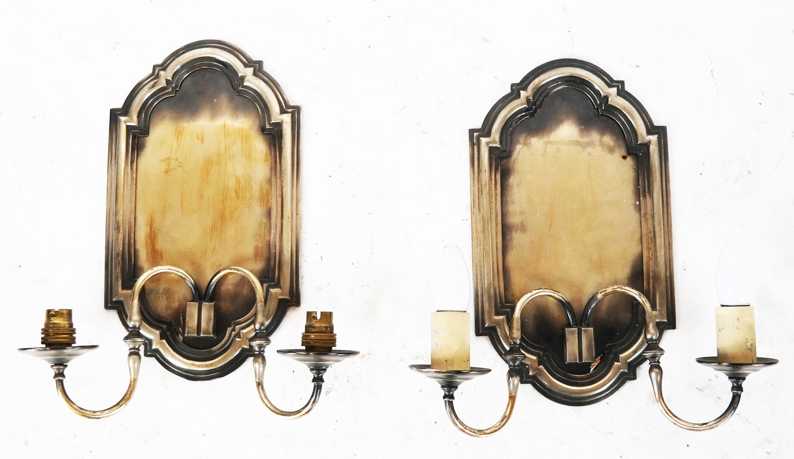 Pair Queen Anne-Style Sconces (1 of 5)
