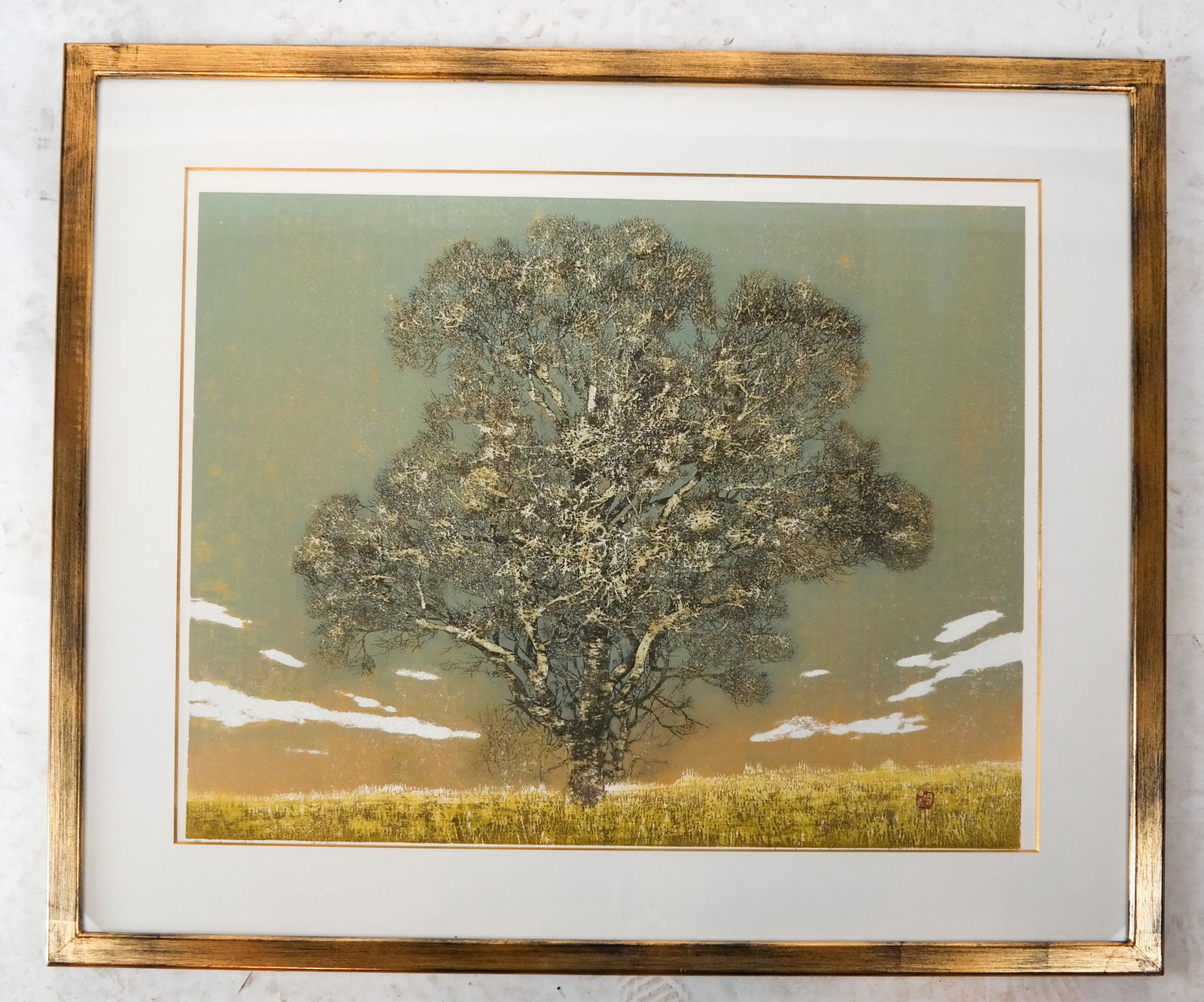 Joiche HOSHI: "Tree" - Woodblock Print (1 of 8)