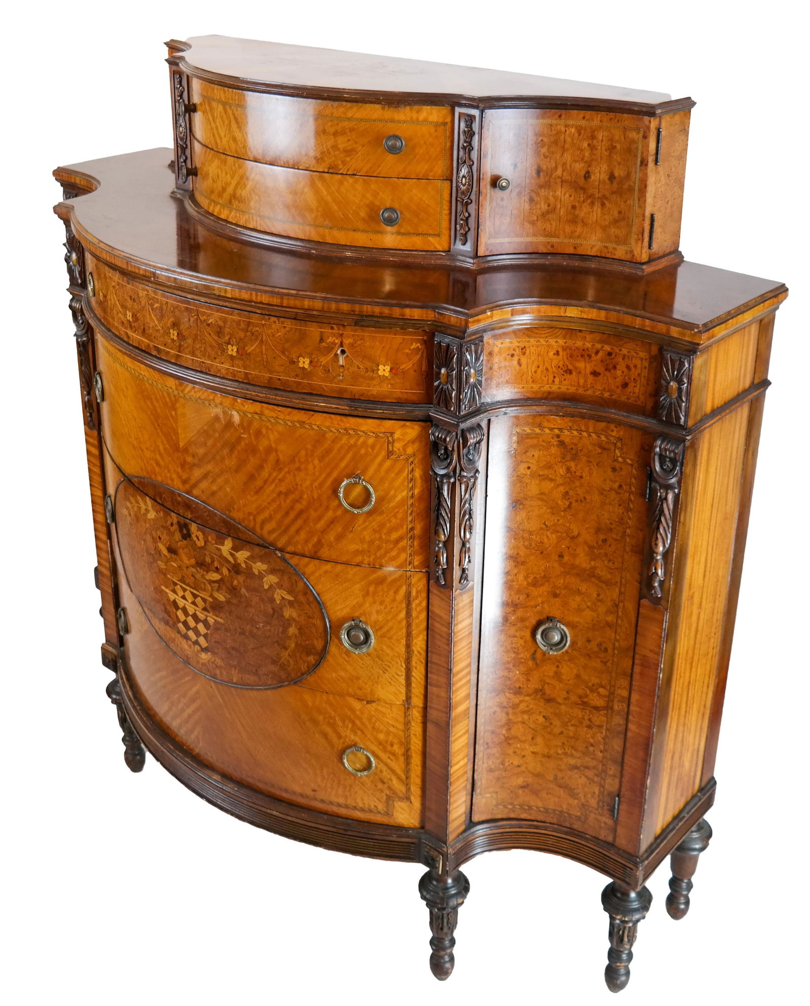 French-Style Sunburst Floral Chest (1 of 1)