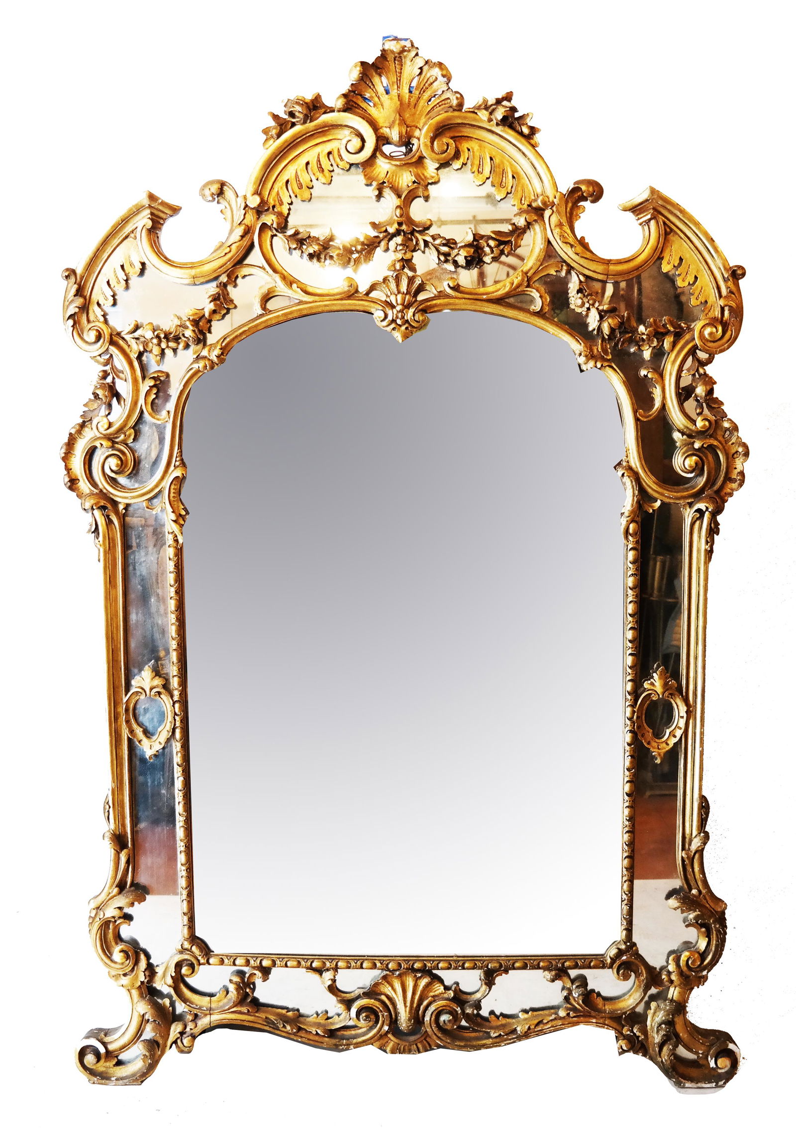 19th C. Palatial French Pier Mirror (1 of 8)