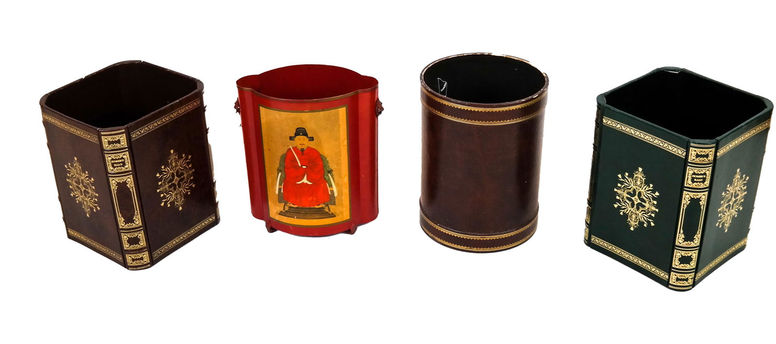 Four Decorated Waste Baskets (1 of 13)