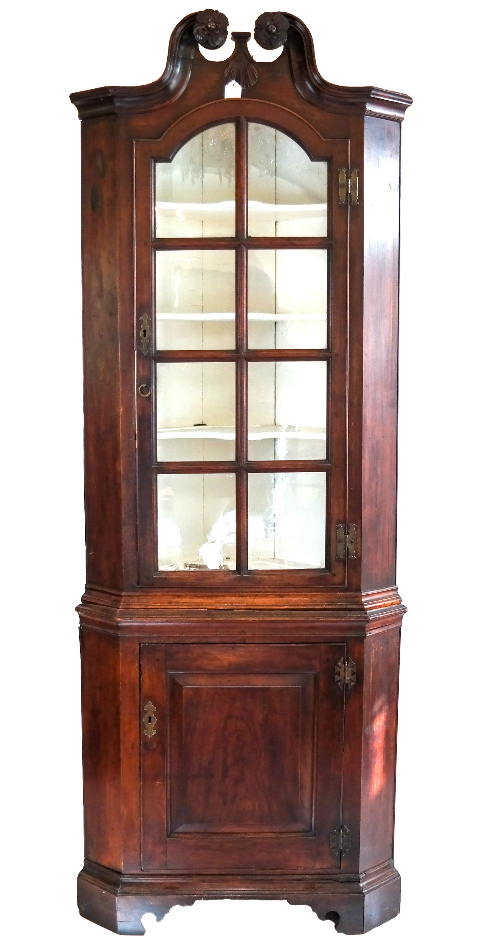 American Cherry Corner Cabinet (1 of 7)