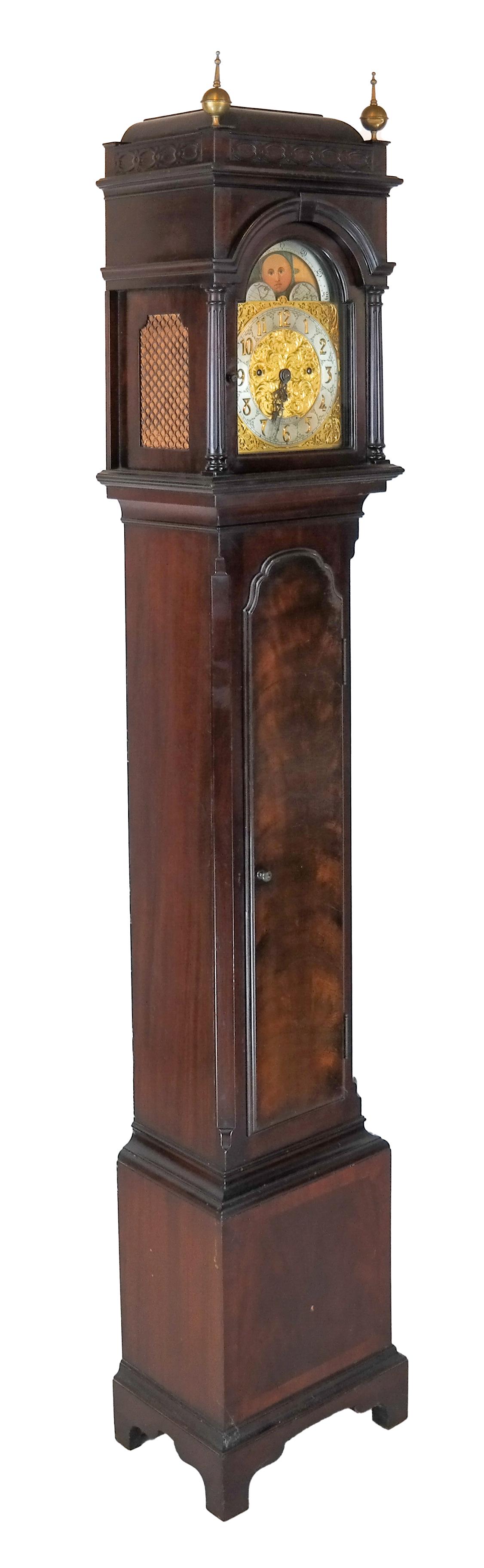 Tiffany & Co. Mahogany Tall Case Clock (1 of 10)