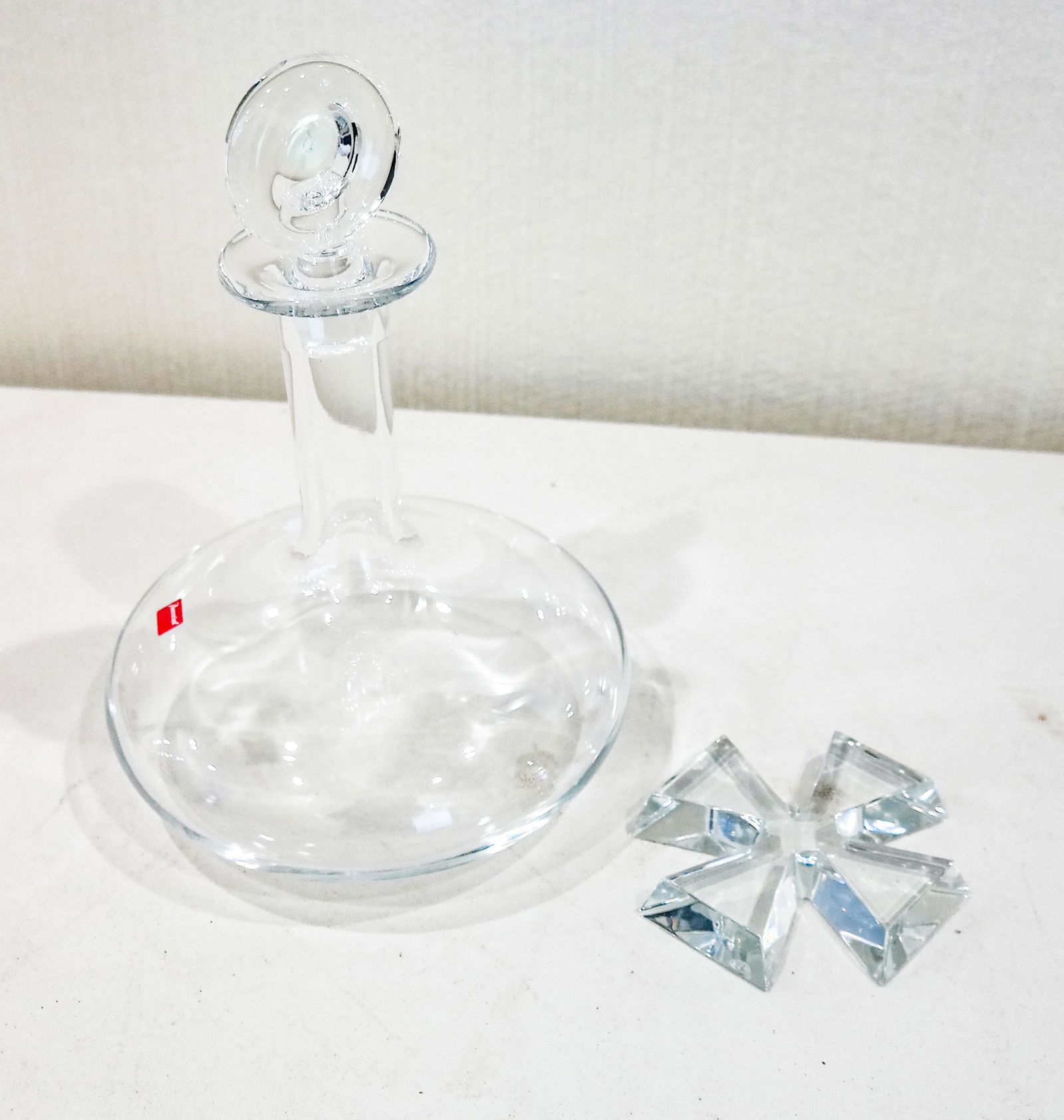 BACCARAT Crystal Decanter and Paperweight (1 of 1)