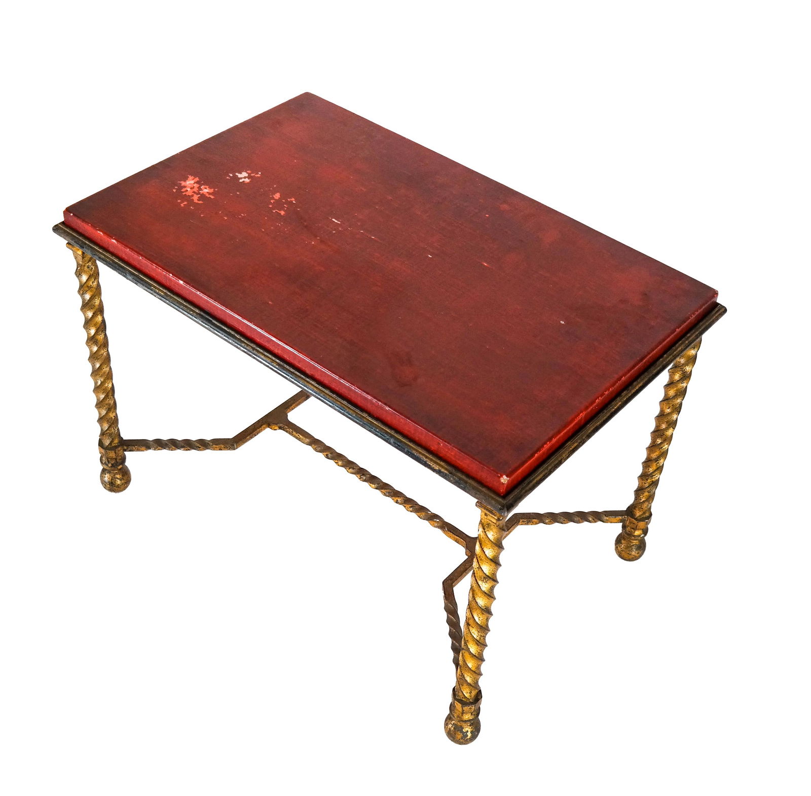 Continental Neoclassical Style Gilt Iron Low Table (1 of 6)