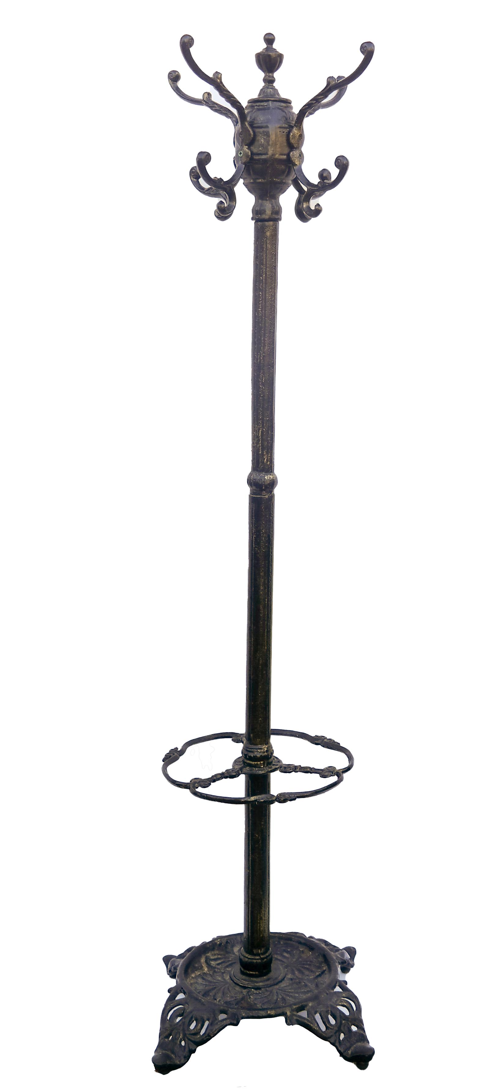 Cast Iron Black Coat Rack (1 of 5)