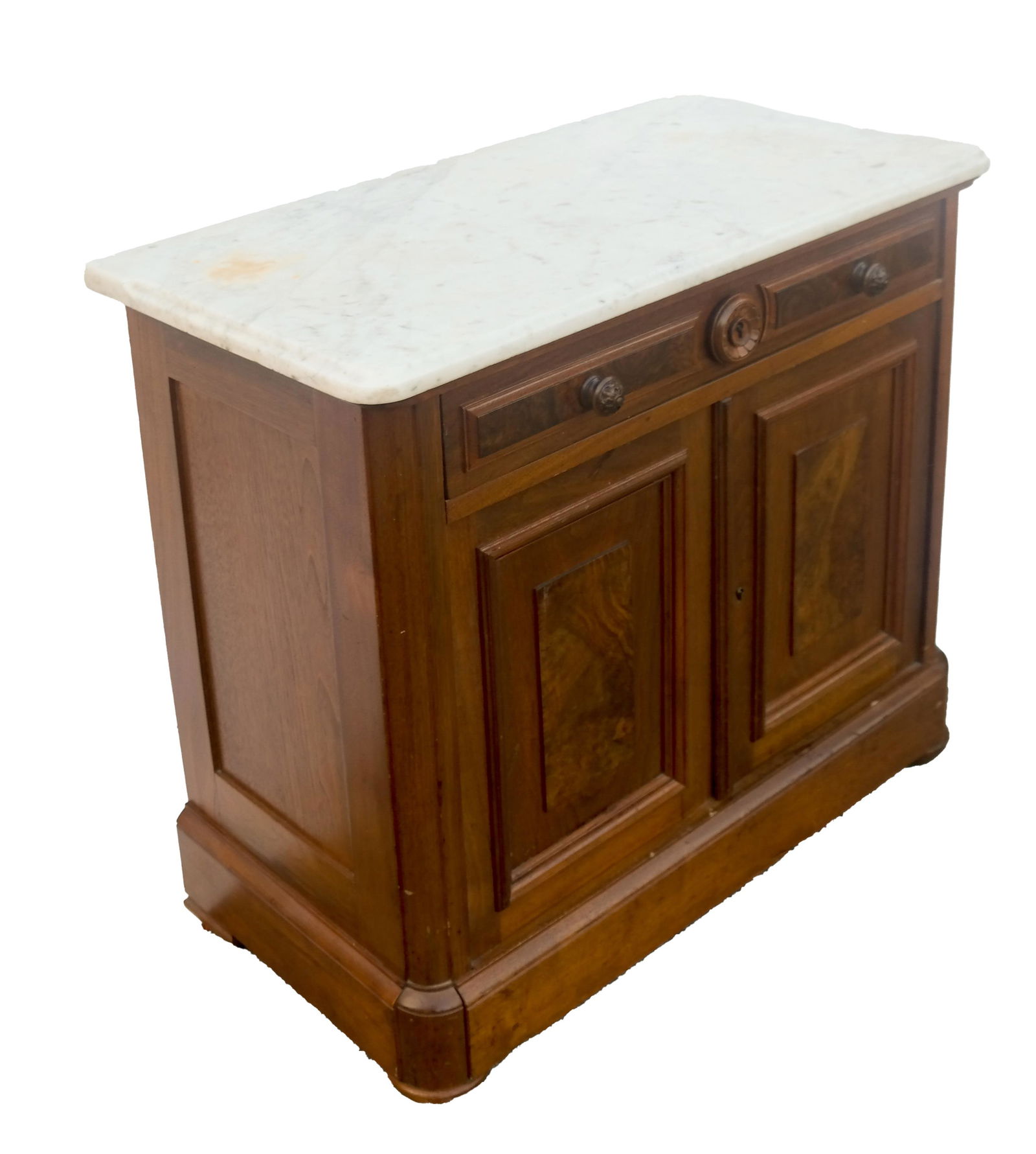 Eastlake Victorian Marble-Top Chest (1 of 8)