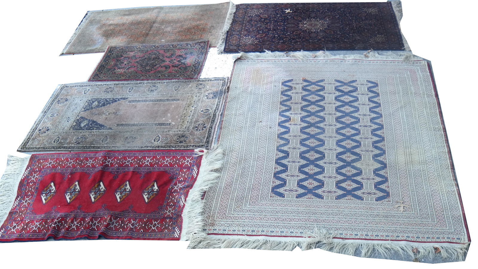Six Various Rugs/Carpets (1 of 14)