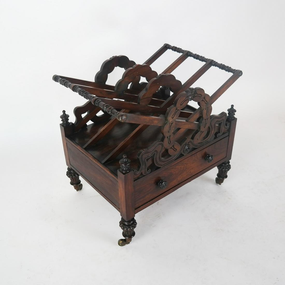 19th C. Regency Rosewood Canterbury (1 of 5)